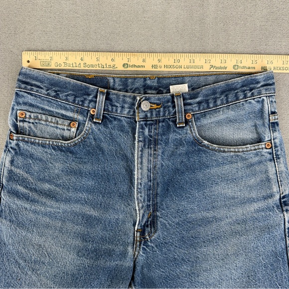 Vintage Y2K Levis 517 Jeans Mens 34x31 (Fits 32x30) Bootcut Fade Wallet Mark 90s - Picture 8 of 13